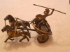 Statuetă gladiator roman &icirc;n car