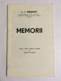 L. I. BREJNEV - MEMORII. Viata dupa sirena uzinei. Simtul patriei (1982)