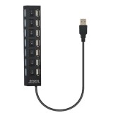 Cumpara ieftin Hub 7x port USB, transmisie rapida 2.0 - Negru