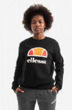 Ellesse bluză femei, culoarea negru, cu imprimeu SRK12902-BLACK