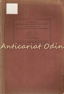 EinleitungIn Die Altertumswissenschaft I - Alfred Gercket, Eduard Norden - 1923 foto