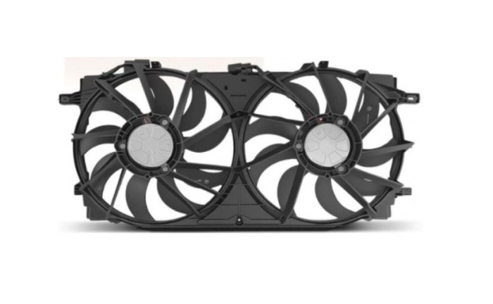 Ventilator radiator Ford Bronco 21-, motor: 2.3 Ecoboost, 2.7 V6 Ecoboost, MB3Z8C607A; MB3Z8C607F