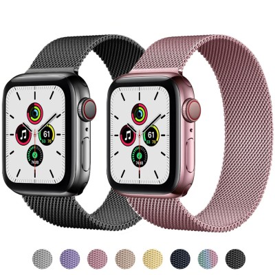 Curea milanese loop cu inchidere magnetica ceas Apple Watch 6 5 4 3 2 1 38/40mm foto