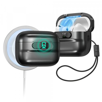 Husa ESR Pulse Magnetic FlickLock pentru Apple AirPods Pro 3, Neagra foto