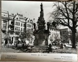 Foto mare Timisoara, 30 x 24 cm, anii 60, RPR, Bd 23 August, comunsim, stare buna, fotografie urbana, animata, Timis, stil de viata, istorie