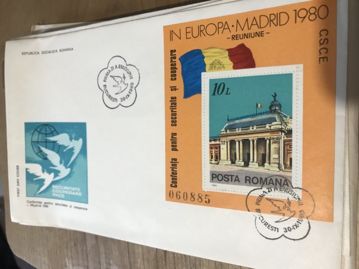 CPIF.1. Plic cu colita CSCE Madrid 1980