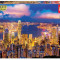 Puzzle fosforescent Educa - Hong Kong Skyline 1.000 piese