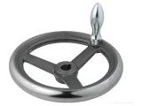 Buton de reglare fontă 200mm cu manetă