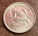 C50 - Moneda foarte veche - Noua Zeelanda - 1 shilling - 1964