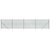 Gard plasa de sarma cu tarusi de fixare, verde, 1,6x10 m