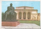 bnk cp Bucuresti - Opera Romana . Statuia lui George Enescu - necirculata