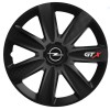 Set 4 Capace Roti 17 inch GTX Negru Carbon Opel Autohelix MSA, Accesorii Auto, Fixare Janta Otel, Design Modern