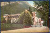1924 - Baile Herculane, hotel Carol, vedere circulata (jud.Caraș-Severin)