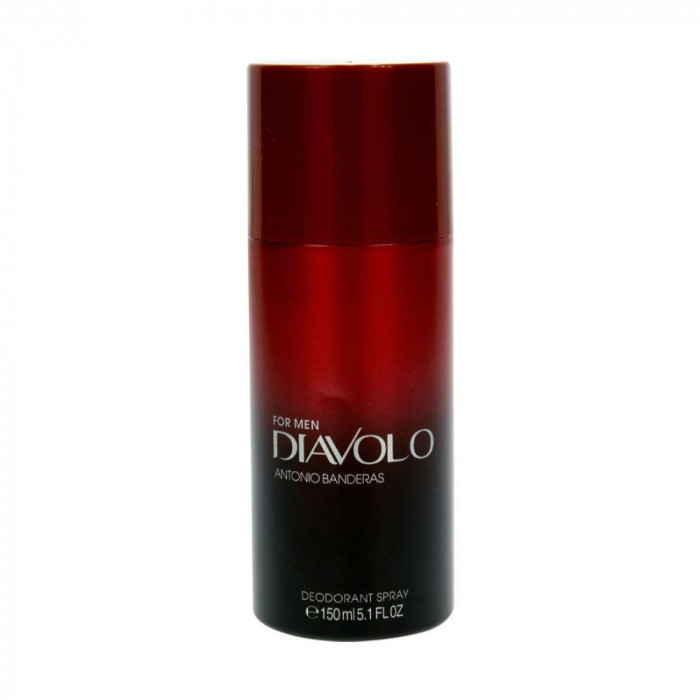 Deodorant Spray pentru Barbati Antonio Banderas Diavolo, 150 ml, Spray Deodorant, Deodorant Tip Spray, Deodorant Spray Barbati, Deodorant Spray Antoni