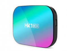 TV Box Techstar? HK1 BOX, Android 9.0, UltraHD 8K, 4K@ 60fps, 4GB RAM, 32GB ROM, 5G WiFi, Bluetooth 4.0, Cu IPTV, Model 2020 foto