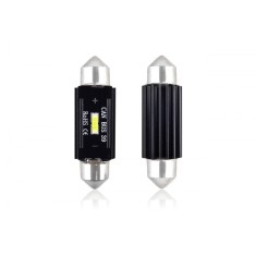 Set becuri auto cu LED CANBUS sofit compatibil C5W 1 SMD 39mm Alb 12/24V,