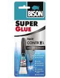 Bison Super Glue Control 3g, Adeziv Cianoacrilat Ultra-Precizie, Anti-Scurgere, Plastic, Ceramica, Metal, Aplicare Curata