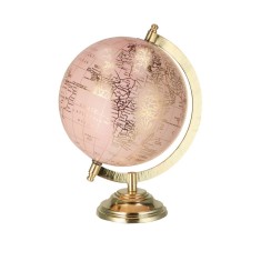 Glob Pamantesc decorativ auriu rose 16,5 x 25 cm
