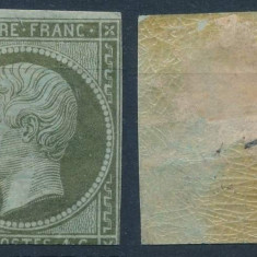 France 1853 Napoleon III 1C Mi.10 Yv.10 imperf MH AM.472