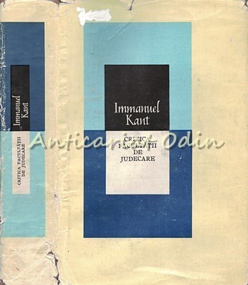 Critica Facultatii De Judecare - Immanuel Kant foto