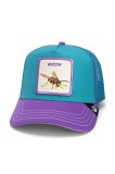Goorin Bros șapcă The Buzzin Bug culoarea turcoaz, cu imprimeu, 101-1933