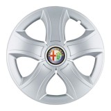 Set 4 Capace Roti 16 inchi (R16) Bis Gri, Compatibile Cu Alfa Romeo, Autohelix MSA