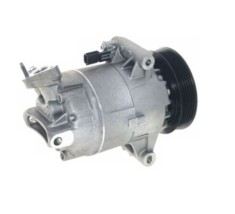 Compresor aer conditionat Nissan Qashqai/Qashqai +2 (J10), 01.2010-12.2013, motorizare 1.6 85kw, benzina, rola curea 115 mm, 6 caneluri, Delphi tip: