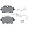Placute frana Audi A8 D4 (4h2 4h8 4hc 4hl) 11.09-01.18, Spate, TEXTAR
