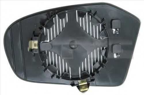 Sticla oglinda, oglinda retrovizoare exterioara MERCEDES B-CLASS (W245) (2005 - 2011) TYC 321-0090-1