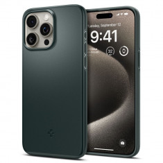 Husa Spigen Thin Fit pentru Apple iPhone 15 Pro Max VRosue inchis