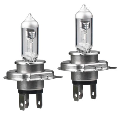 Set 2 becuri auto H4, halogen, 120/110W, 12V, 2 faze, 3500K, 12V foto