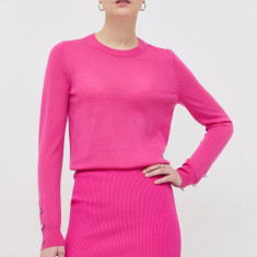 MICHAEL Michael Kors pulover de lana femei, culoarea roz, light