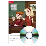 English Readers Level 1. Sadie&#039;s Big Day At The Office Book + CD - Tonya Trappe