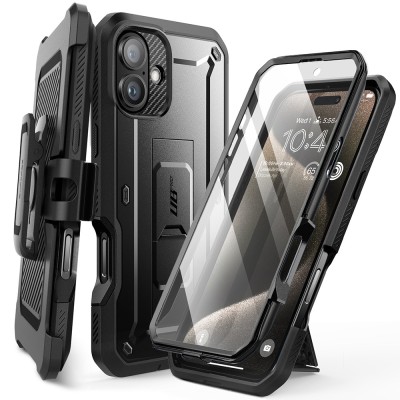 Husa iPhone 16 Plus Supcase Unicorn Beetle Pro, negru foto
