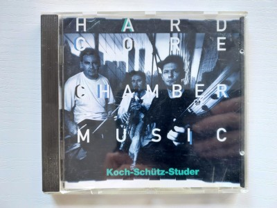 CD: KOCH-SCH&amp;Uuml;TZ-STUDER - Hardcore Chambermusic -Jazz experimental improvisation foto