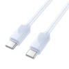 Cablu USB-C la USB-C Hoco X114, 60W, 1m, Albastru, Transfer Date si Alimentare, PVC Durabil