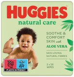 Servetele umede Huggies Aloe Trio, 3 x 56 buc