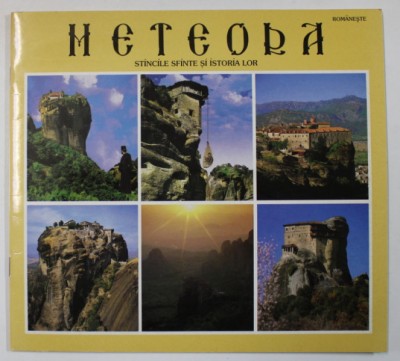 METEORA , STANCILE SFINTE SI ISTORIA LOR , ALBUM DE PREZENTARE , TEXT IN LIMBA ROMANA , ANII &amp;#039;90 foto