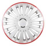 Cumpara ieftin Set 4 Capace Falcon Gri Cu Rama Rosie R15