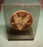 Placheta aniversara Fortele Aeriene Romane 50 ani 1950 2000