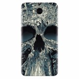 Husa silicon pentru Huawei Y5 2017, Abstract Skull Artwork Illustration