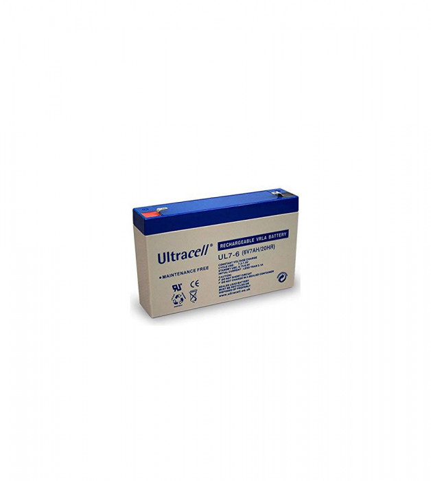Ultracell UL7-6 6V 7Ah 7000mAh baterie reincarcabila