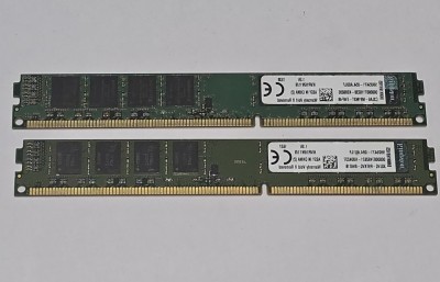 Kit memorie RAM Kingston 16GB (2 x 8GB) DDR3 1600MHz KVR16N11/8 foto