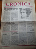 Cronica 16 iunie 1989 - 100 ani de la moartea lui m. eminescu,articole si foto