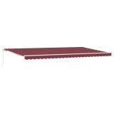 Cumpara ieftin Pergola Manuala 5 x 3 m Burgundy 100% Polyester