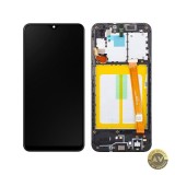 Display cu Touchscreen Samsung Galaxy A20e A202 cu Rama Negru Service Pack GH82-20186A