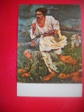 HOPCT 14954 ANUL 1907- -- OCTAV BANCILA -- CP PICTURA - -NECIRCULATA