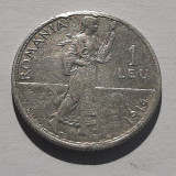 34. Moneda Romania 1 leu 1914, Argint