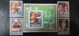 Aitutaki-Craciun 1992-arta,pictura Guido Reni-serie completa si colita nestampilate MNH(W 2), Nestampilat
