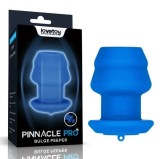 Dop Anal Pinnacle Pro Bulge Peeper cu Dop, Silicon, Albastru, 10.5 cm